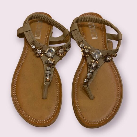 Peter Keiza Fabulous Flat‎ Sandals nwot - Picture 1 of 4